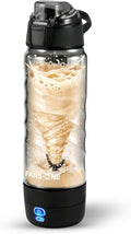 Electric Protein Shaker Bottle – No Clumps, Smooth Every Time |USB-C Rechargeable Vortex Mixer | Leakproof Double-Lock Lid| 24oz BPA-Free Tritan| Blender For Protein Shakes & Meal Replacement