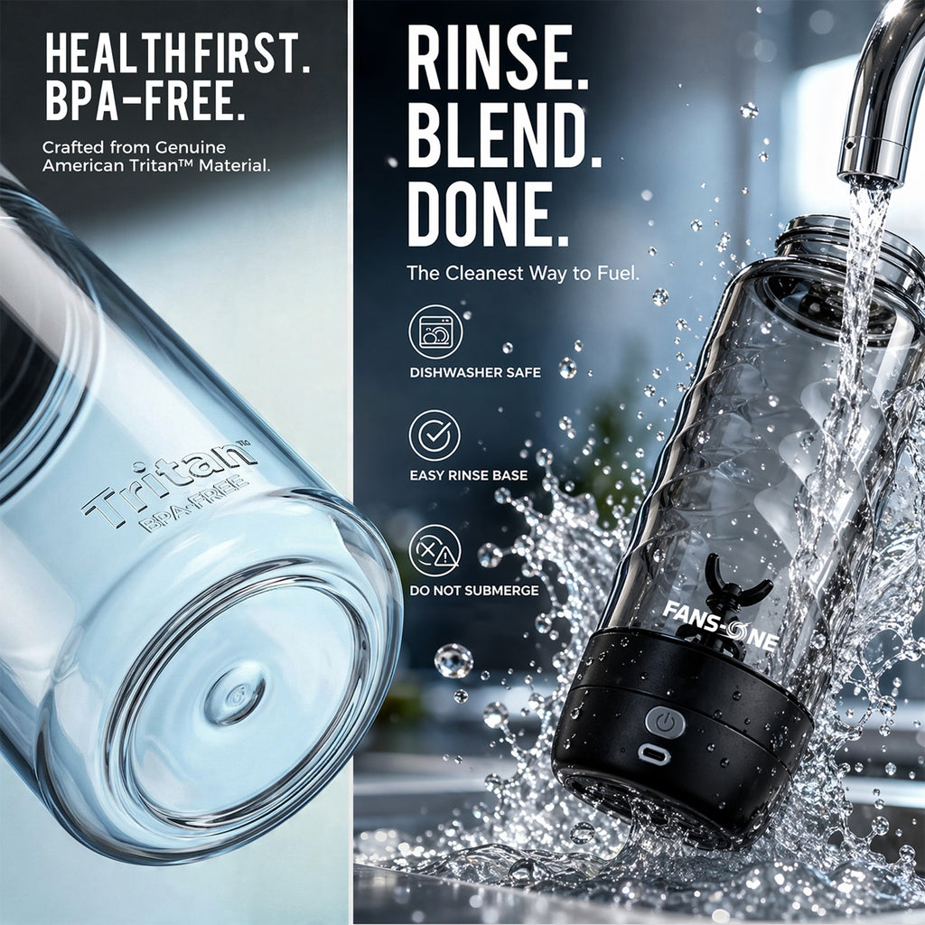 Electric Protein Shaker Bottle – No Clumps, Smooth Every Time |USB-C Rechargeable Vortex Mixer | Leakproof Double-Lock Lid| 24oz BPA-Free Tritan| Blender For Protein Shakes & Meal Replacement