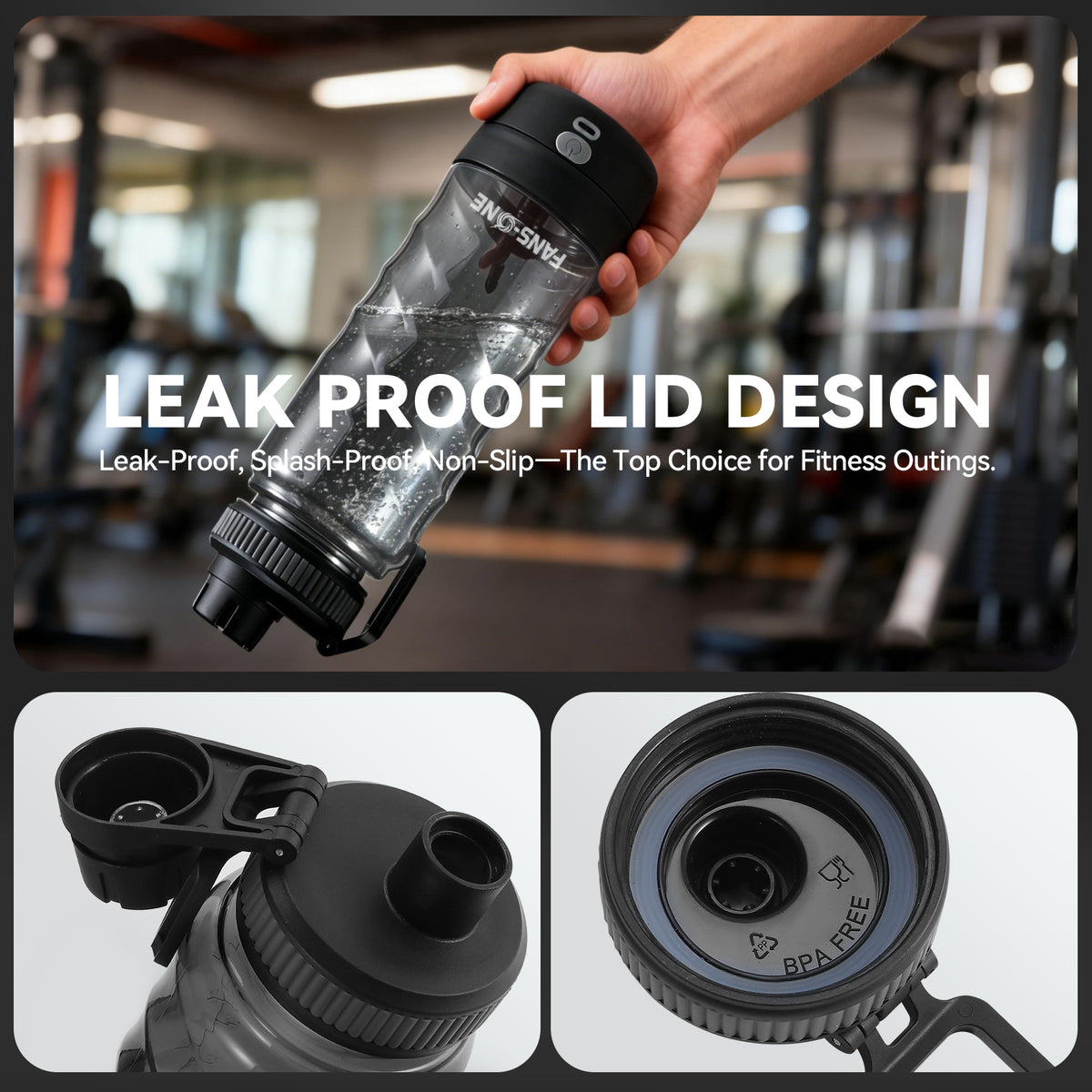 Electric Protein Shaker Bottle, 24 oz USB C Rechargeable Electric Mixer, Shaker Cups for Protein Shakes and Meal Replacements, Portable Blender Self Mixing Cup for Gym Workout
