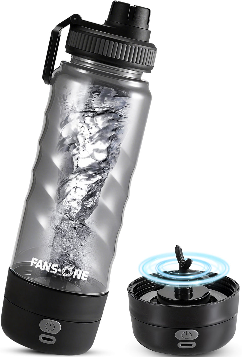 Electric Protein Shaker Bottle, 24 oz USB C Rechargeable Electric Mixer, Shaker Cups for Protein Shakes and Meal Replacements, Portable Blender Self Mixing Cup for Gym Workout